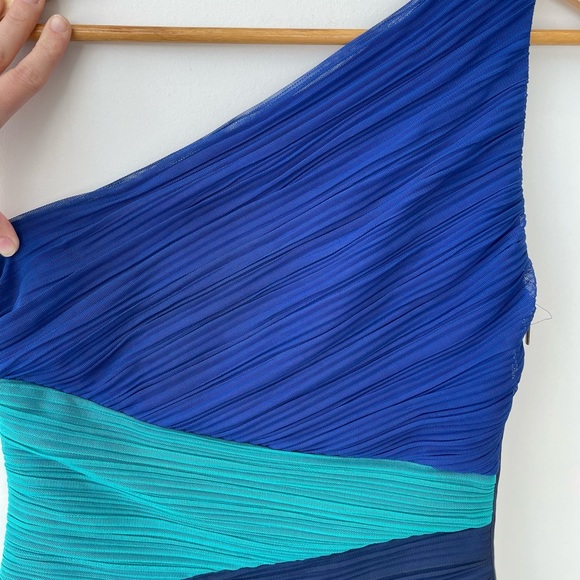 One shoulder BCBG bandage dress - rare find! - Picture 3 of 4